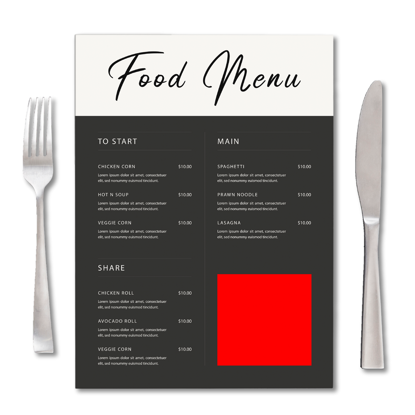 Menus