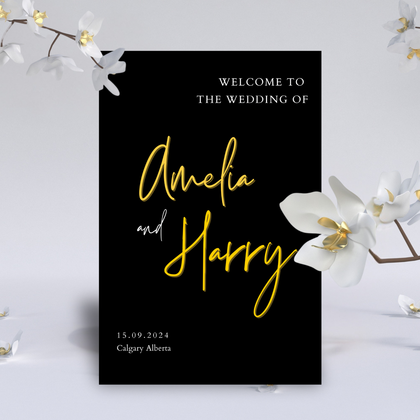 Acrylic Welcome Sign