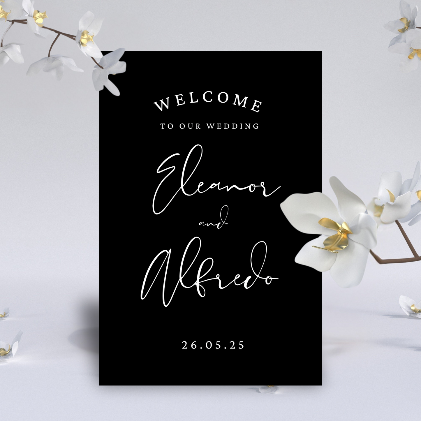 Acrylic Welcome Sign