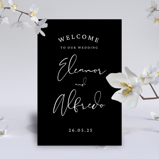Acrylic Welcome Sign