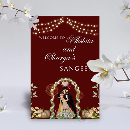 Acrylic Welcome Sign