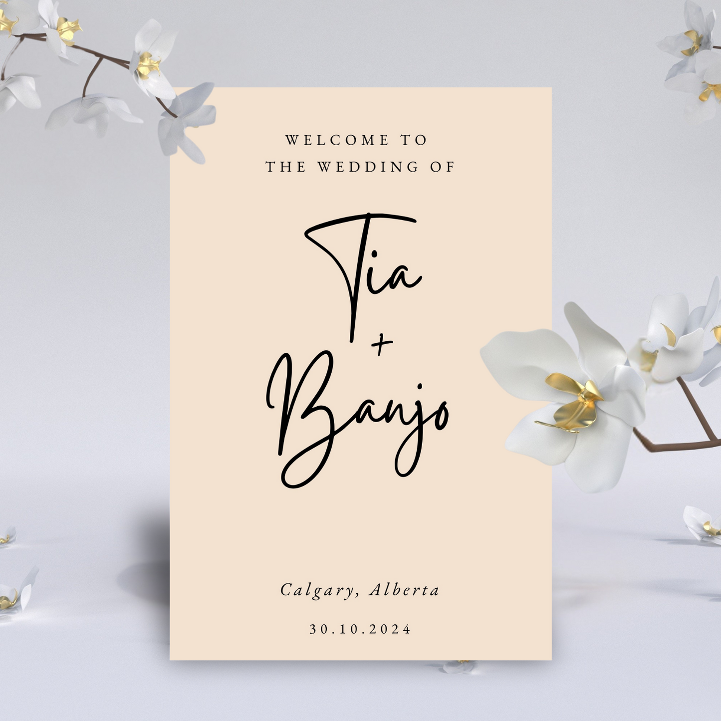 Acrylic Welcome Sign