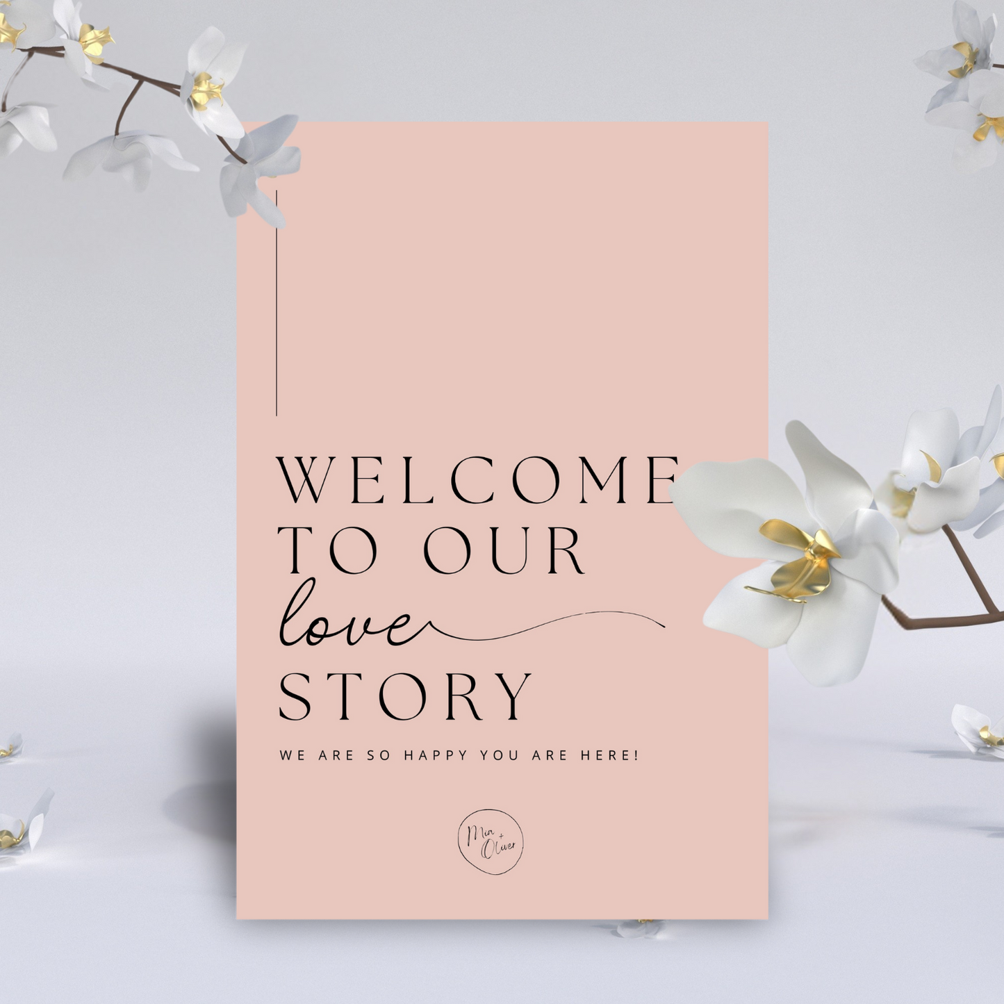 Acrylic Welcome Sign