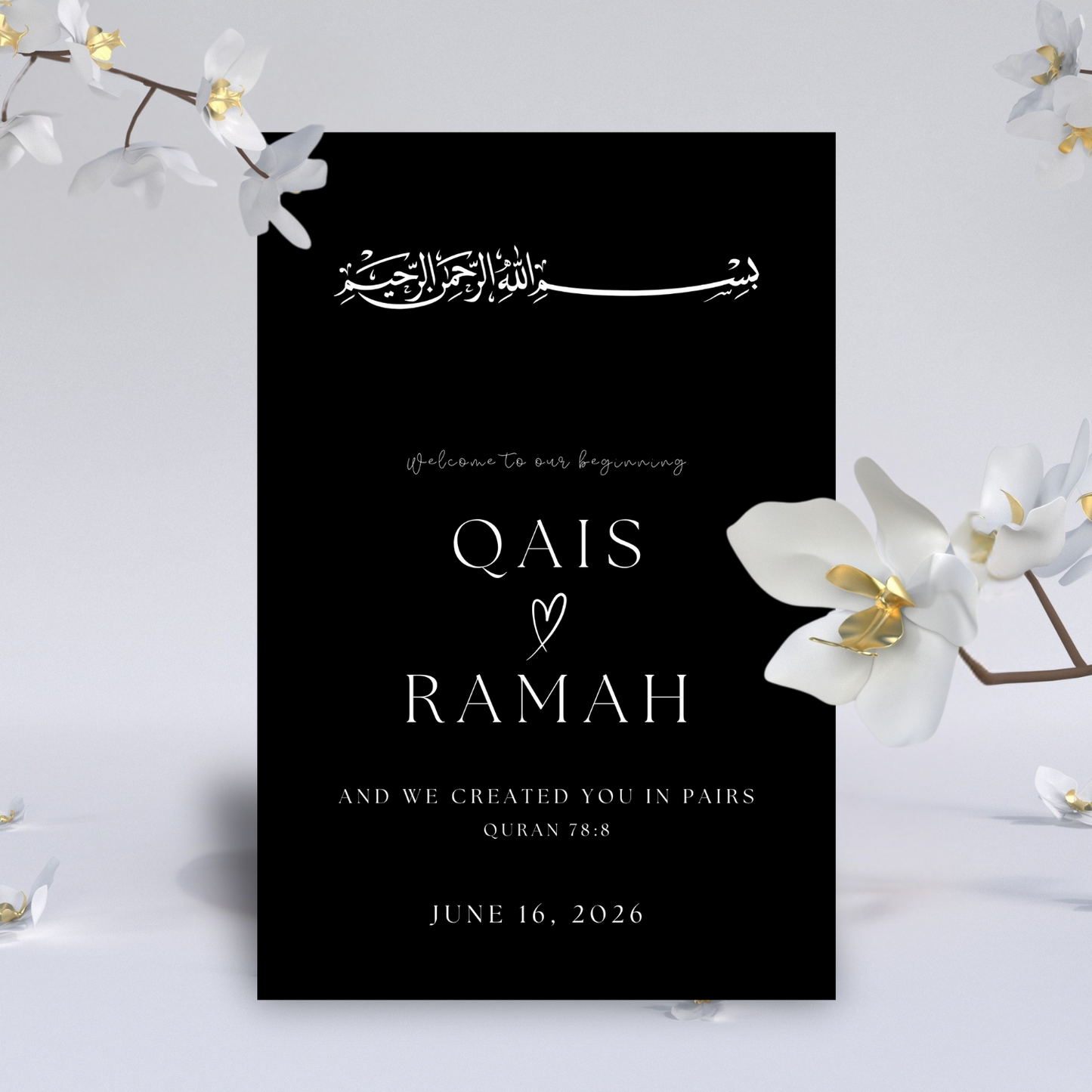 Acrylic Welcome Sign