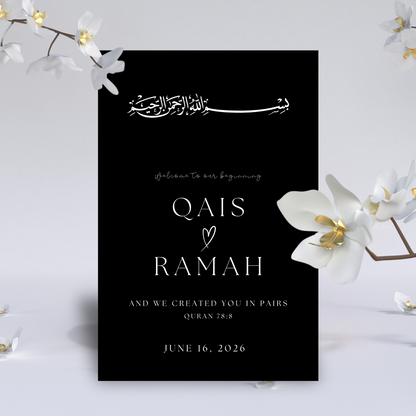 Acrylic Welcome Sign